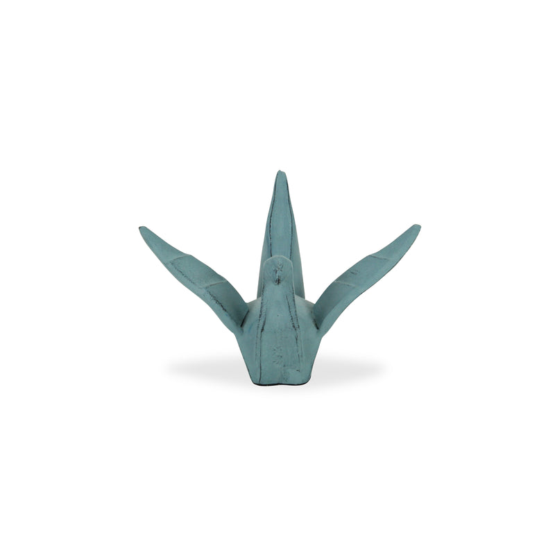 5697L-BL - Sora Cast Iron Origami Bird