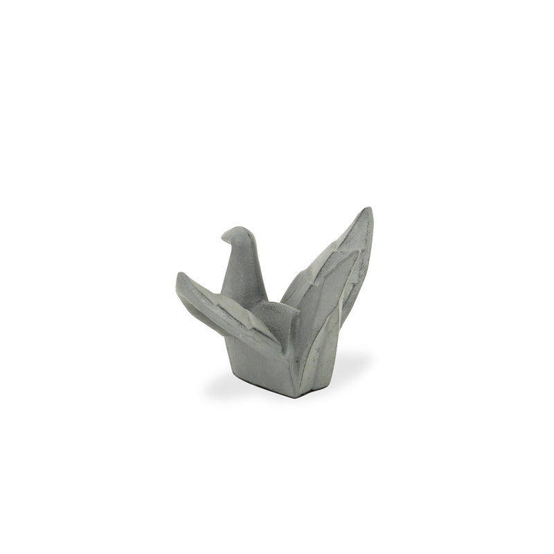 5697S-GR - Sora Cast Iron Origami Bird