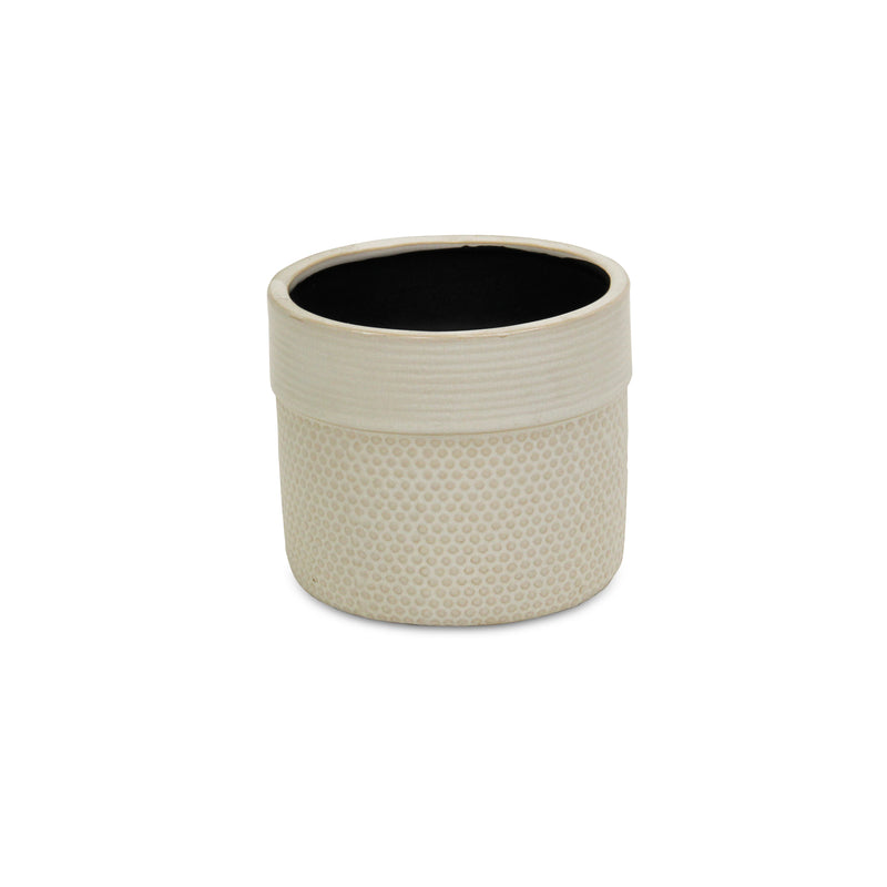 5742<p>Osanna Off-white Ceramic Pot</p>