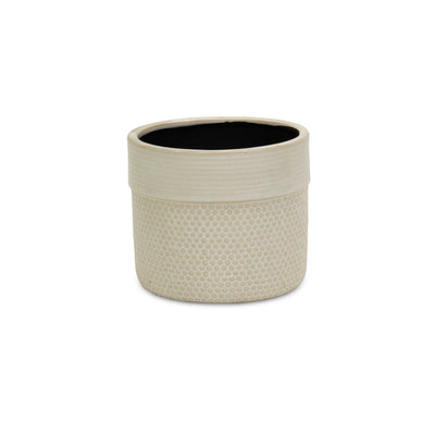 5742<p>Osanna Off-white Ceramic Pot</p>