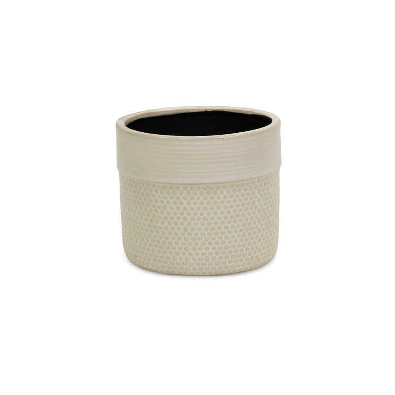 5742<p>Osanna Off-white Ceramic Pot</p>