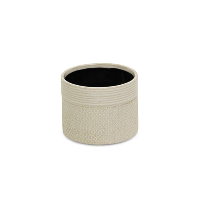 5742<p>Osanna Off-white Ceramic Pot</p>