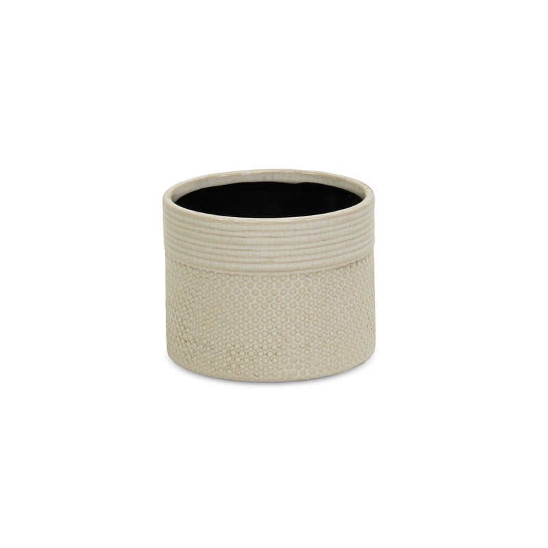 5742<p>Osanna Off-white Ceramic Pot</p>