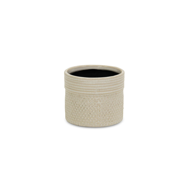 5742<p>Osanna Off-white Ceramic Pot</p>