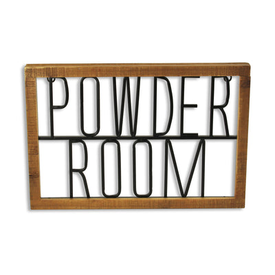 5767 - Demia "Powder Room" Sign