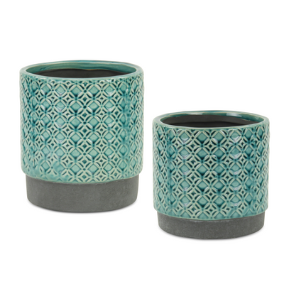 5780BL - Zajedani Turquoise Pot