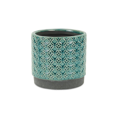 5780BL<p>Zajedani Turquoise Lattice Pot</p>