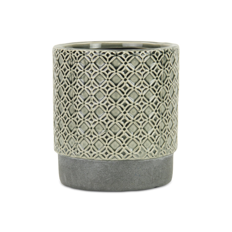 5780GR<p>Zajedani Gray Lattice Pot</p>