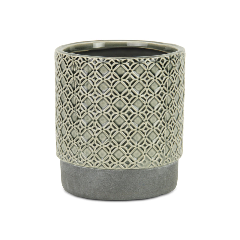 5780GR<p>Zajedani Gray Lattice Pot</p>