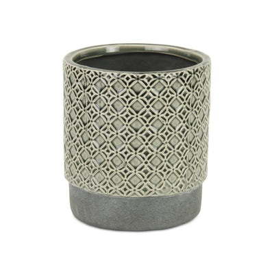 5780GR<p>Zajedani Gray Lattice Pot</p>