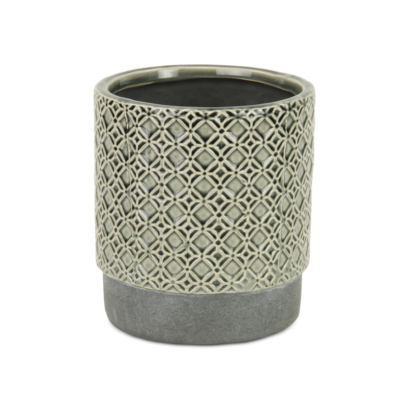5780GR<p>Zajedani Gray Lattice Pot</p>