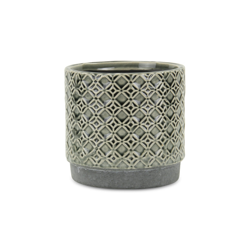5780GR<p>Zajedani Gray Lattice Pot</p>