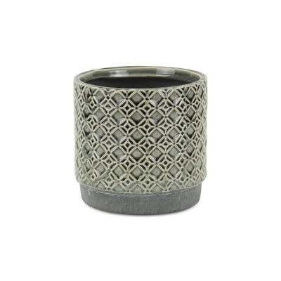 5780GR<p>Zajedani Gray Lattice Pot</p>