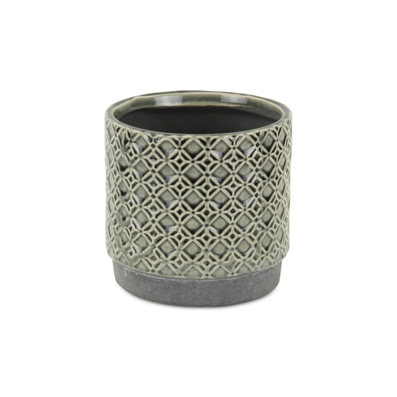 5780GR<p>Zajedani Gray Lattice Pot</p>
