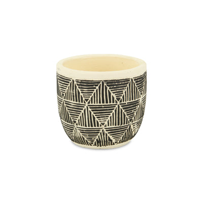 5786 - Sankabe Banded Ceramic Pot