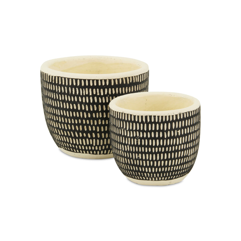 5787 - Sankabe Dotted Ceramic Pot