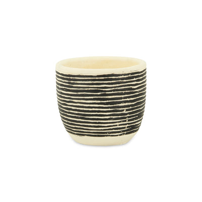 5788 - Sankabe Striped Ceramic Pot