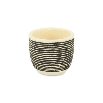 5788 - Sankabe Striped Ceramic Pot