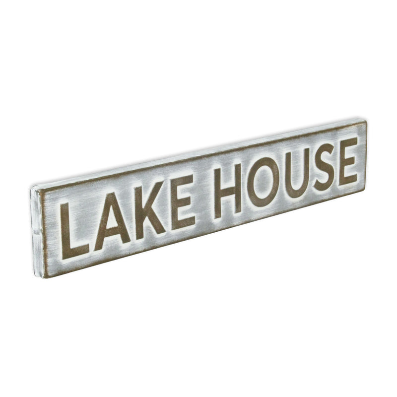 5792 - Roven Galvanized Lake House Sign