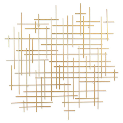 5798GD - Iquara Gold Abstract Art
