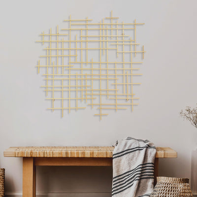 5799GD - Iquara Gold Abstract Art