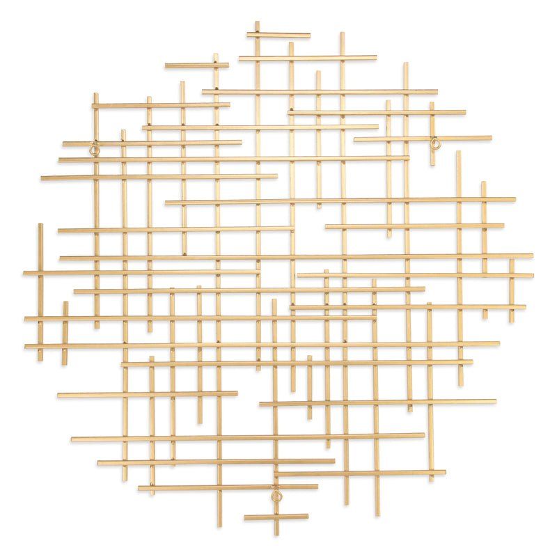 5801GD - Iquara Round Art - Gold