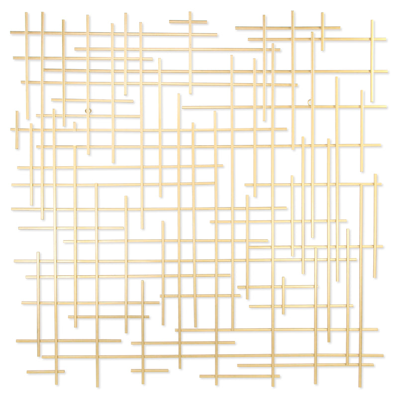 5802GD - Iquara Gold Square Art