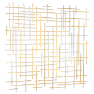 5802GD - Iquara Gold Square Art