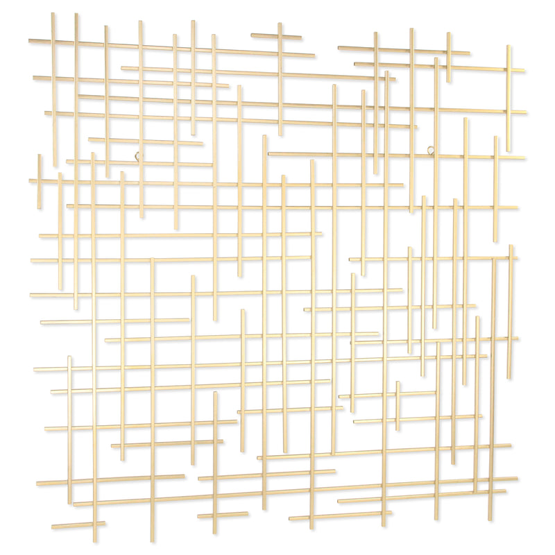 5802GD - Iquara Gold Square Art