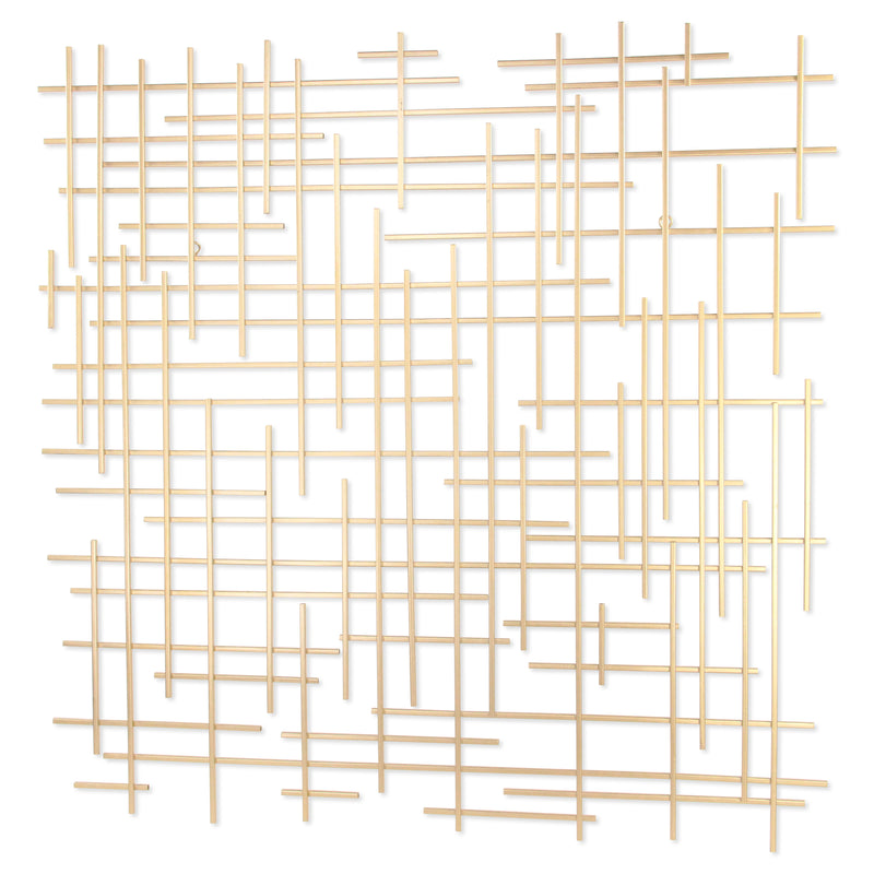 5802GD - Iquara Gold Square Art