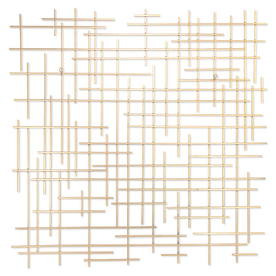 5802GD - Iquara Gold Square Art