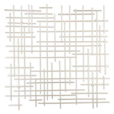 5803SV - Iquara Silver Square Art