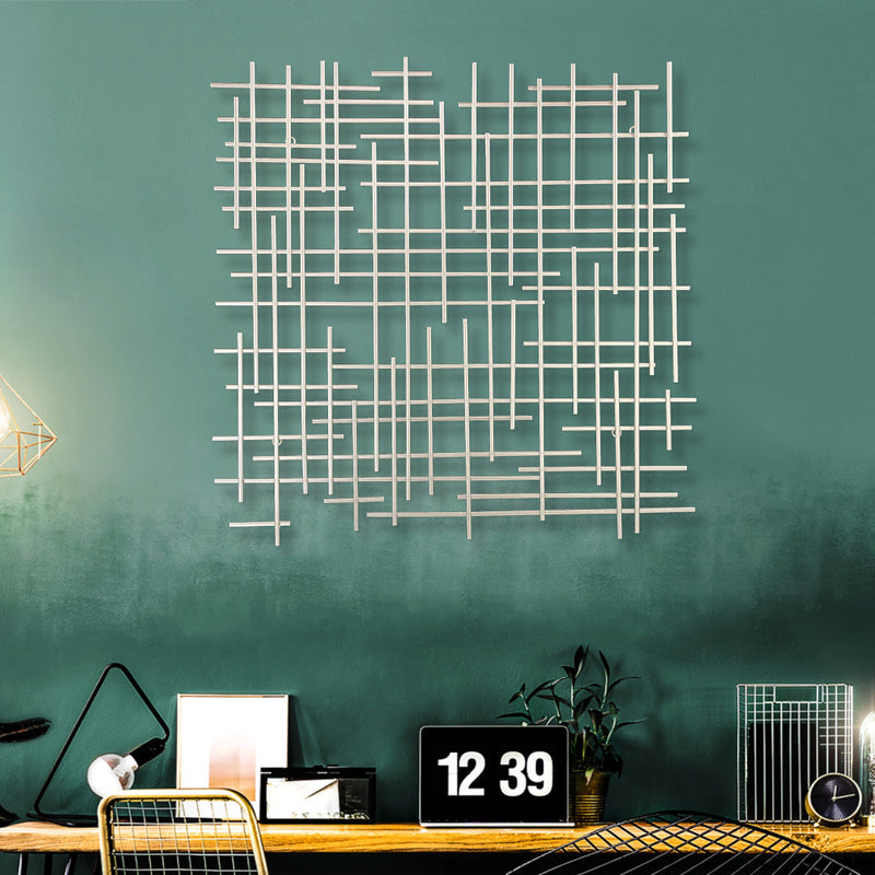 5803SV - Iquara Silver Square Art