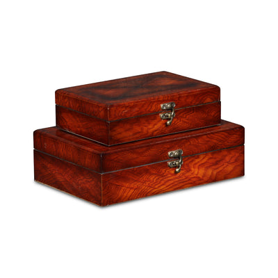 FP-2457B-2 - Vittoria Burlwood Veneer Boxes