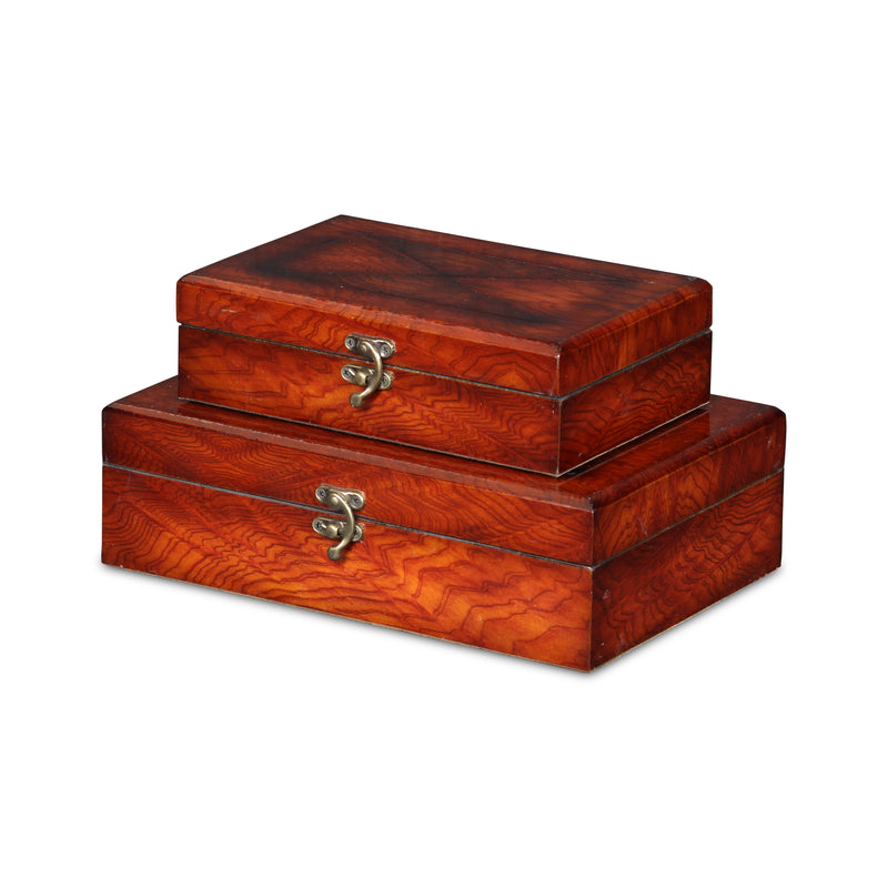 FP-2457B-2 - Vittoria Burlwood Veneer Boxes