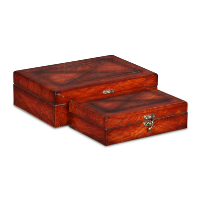 FP-2457B-2 - Vittoria Burlwood Veneer Boxes