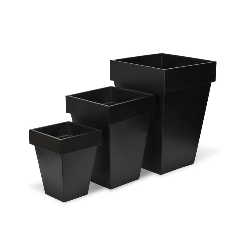 FP-3104-3BK - Giusto Black Planters