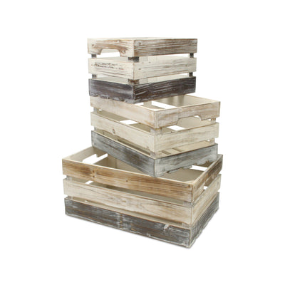 FP-3245-3A - Feliciana Slatted Crates