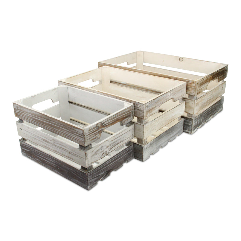 FP-3245-3A - Feliciana Slatted Crates