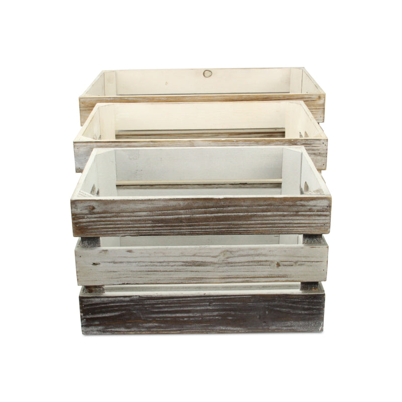FP-3245-3A - Feliciana Slatted Crates