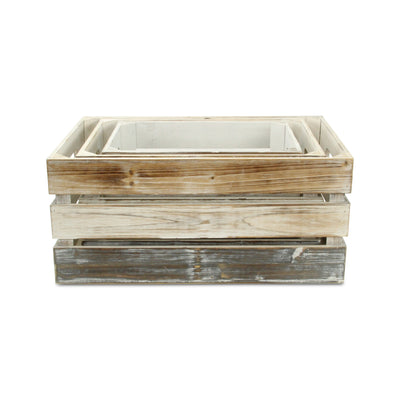 FP-3245-3A - Feliciana Slatted Crates