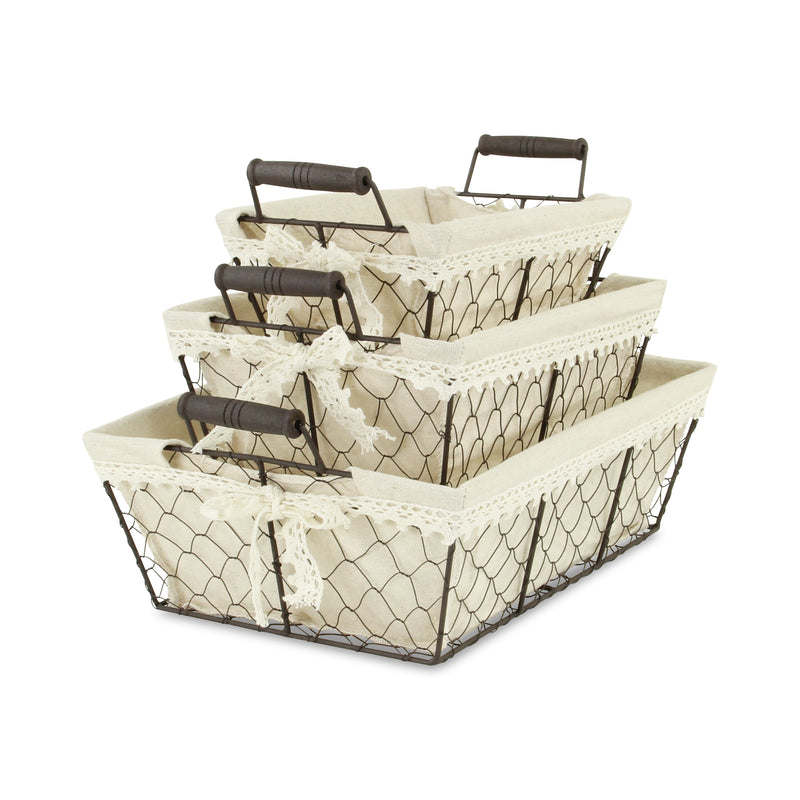 FP-3370-3RT - Raphina Rect. Wire Trays