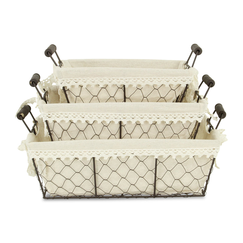 FP-3370-3RT - Raphina Rect. Wire Trays