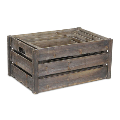 FP-3697-5 - Vada Slatted Wood Crates