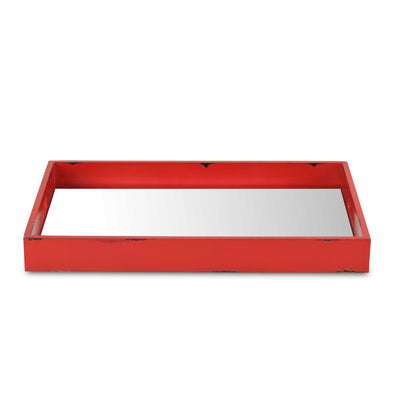 FP-3843R - Autrey Mirrored Red Tray