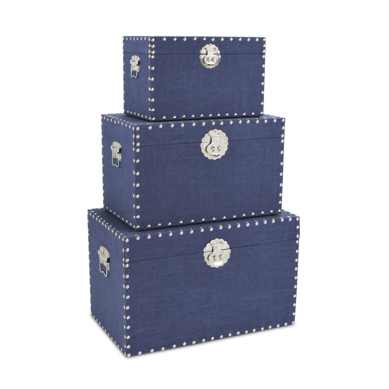 FP-3855-3NB - Isra Blue Linen Trunks