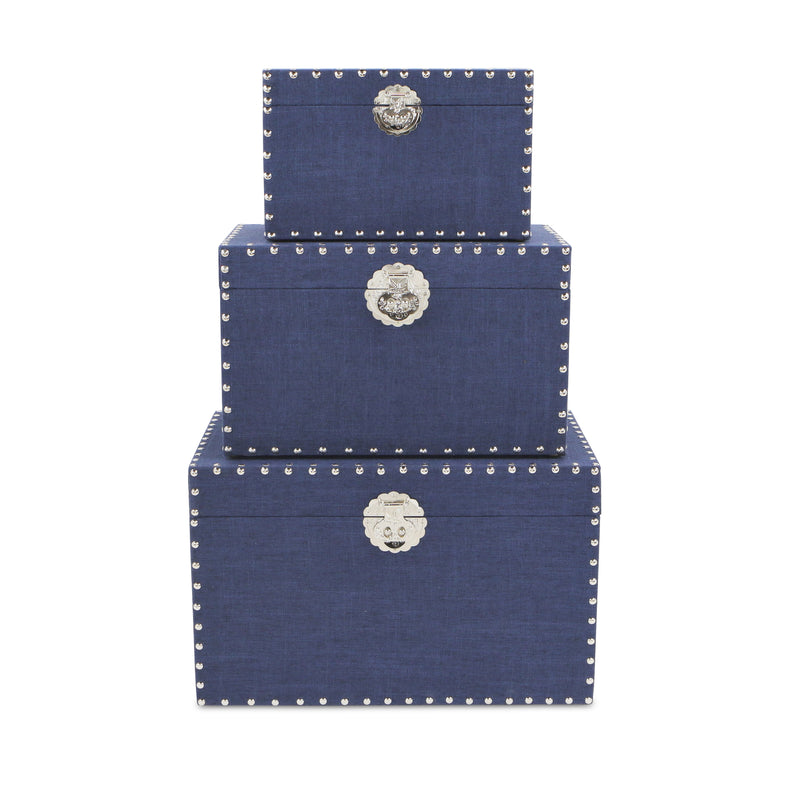 FP-3855-3NB - Isra Blue Linen Trunks