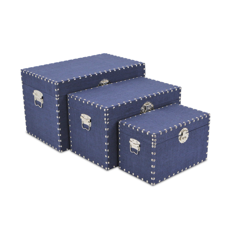 FP-3855-3NB - Isra Blue Linen Trunks