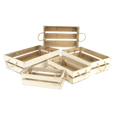 FP-3885-5BR - Kinsley Slatted Crates