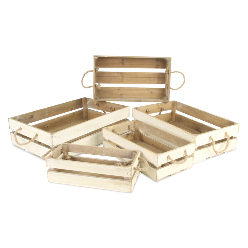 FP-3885-5BR - Kinsley Slatted Crates